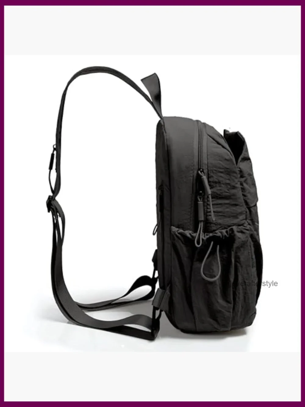 Small Crossbody Messenger Bag Durable Sling Backpack Hiking Daypack